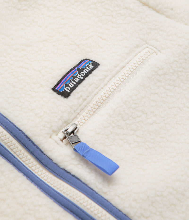Patagonia Womens Retro Pile Marsupial Fleece in Natural