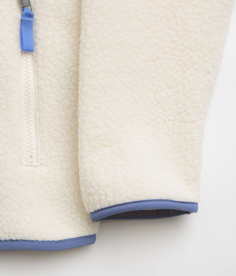 Patagonia Womens Retro Pile Marsupial Fleece in Natural