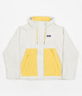 Patagonia Womens Skysail Jacket in Dyno White and Surfboard Yellow