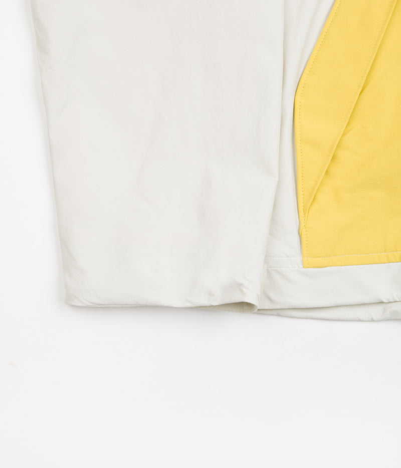 Patagonia Womens Skysail Jacket in Dyno White and Surfboard Yellow