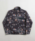 Patagonia Womens Synchilla Snap-T Pullover Fleece in Swirl Floral: Pitch Blue