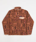 Patagonia Womens Synchilla Snap-T Pullover Fleece in Wandering Woods: Sisu Brown