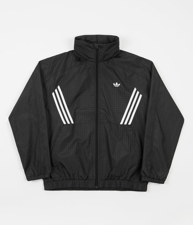 Adidas PB Workshop Windbreaker Jacket in Black and Grey 6 / White