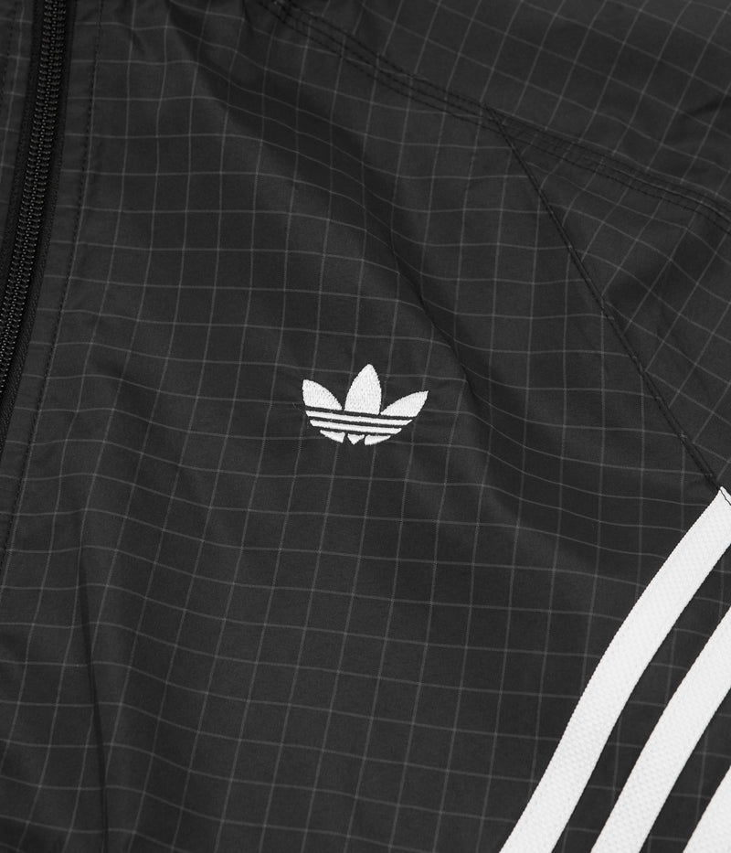 Adidas PB Workshop Windbreaker Jacket in Black and Grey 6 / White