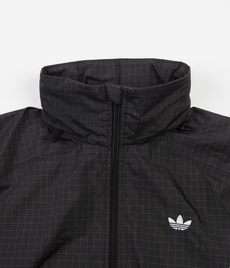 Adidas PB Workshop Windbreaker Jacket in Black and Grey 6 / White