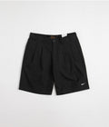 Nike Pleated Chino Shorts in Black and White