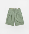 Nike Pleated Chino Shorts in Oil Green and White