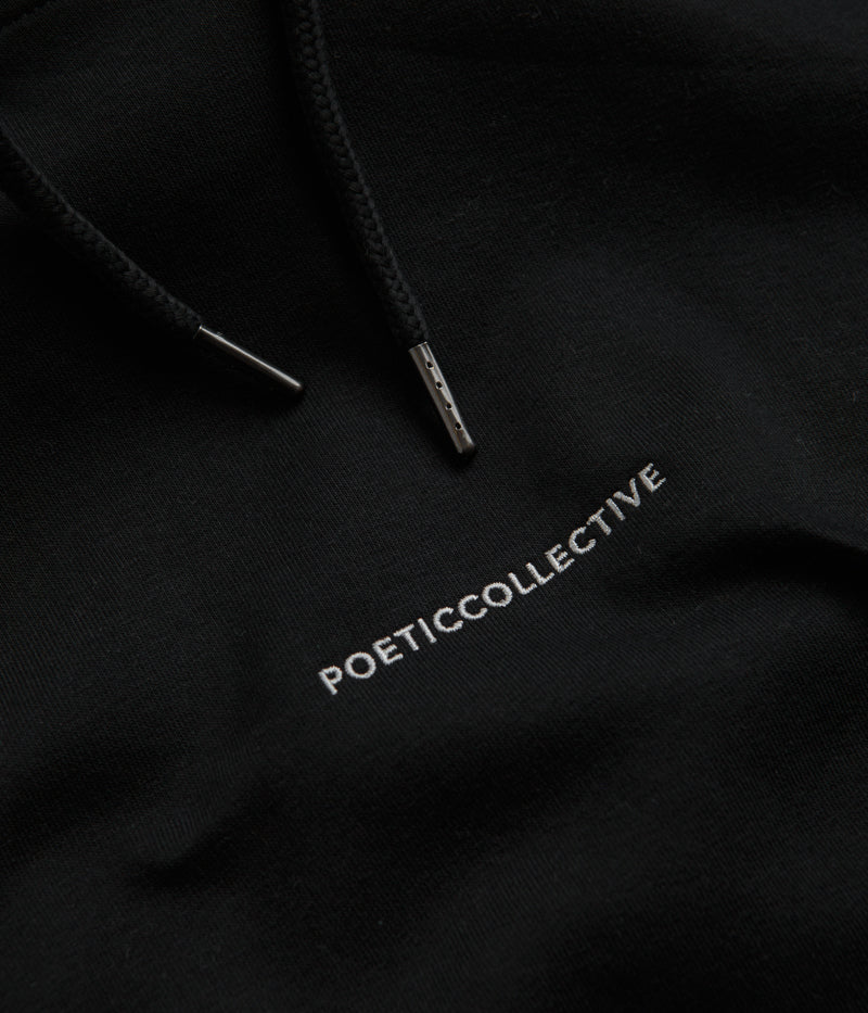 Poetic Collective Box Hoodie in Black