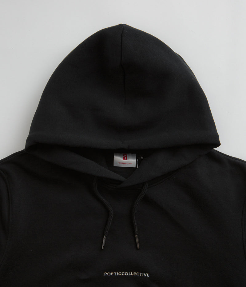 Poetic Collective Box Hoodie in Black