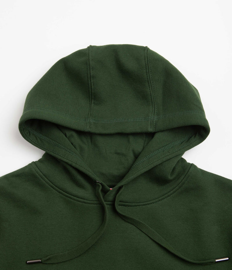 Poetic Collective Brush Stroke Hoodie in Bottle Green