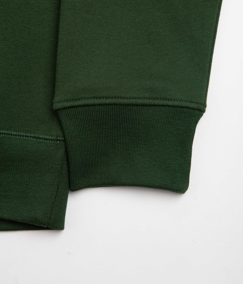Poetic Collective Brush Stroke Hoodie in Bottle Green