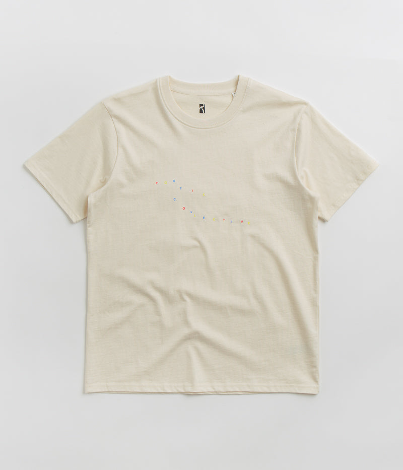 Poetic Collective Colour Logo T-Shirt in White