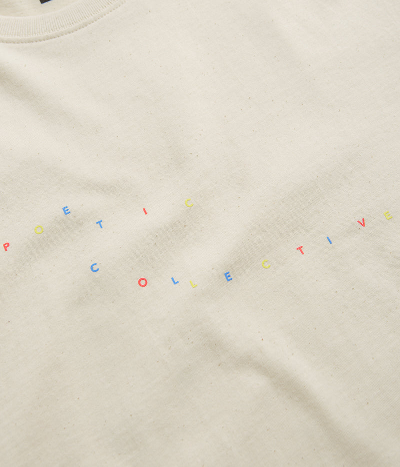 Poetic Collective Colour Logo T-Shirt in White