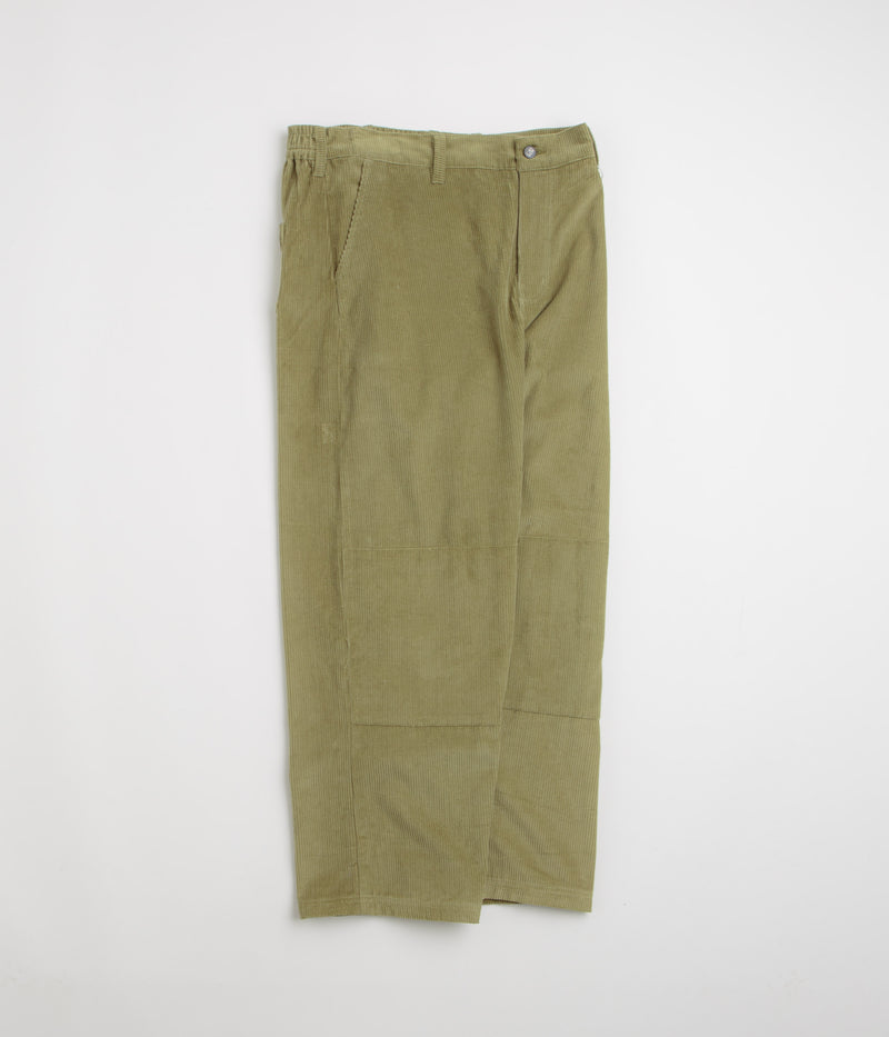 Poetic Collective Corduroy Sculptor Pants in Olive Green