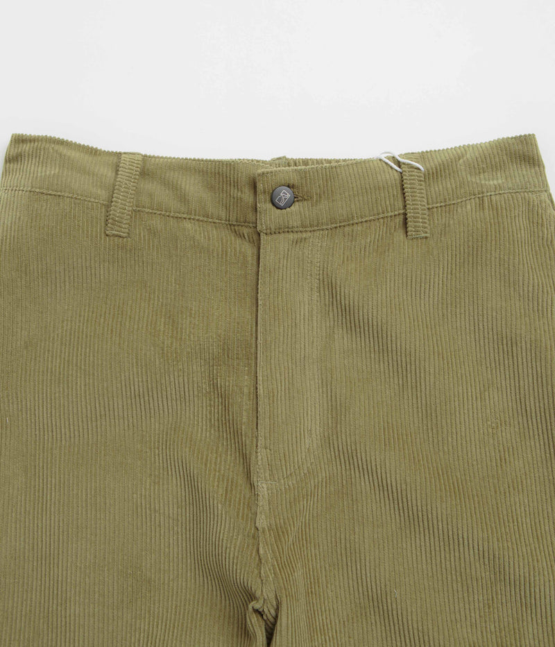 Poetic Collective Corduroy Sculptor Pants in Olive Green