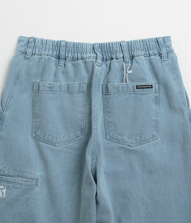 Poetic Collective Denim Balloon Pants in Light Blue
