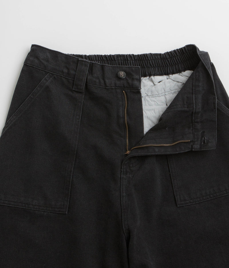 Poetic Collective Denim Painter Shorts in Black