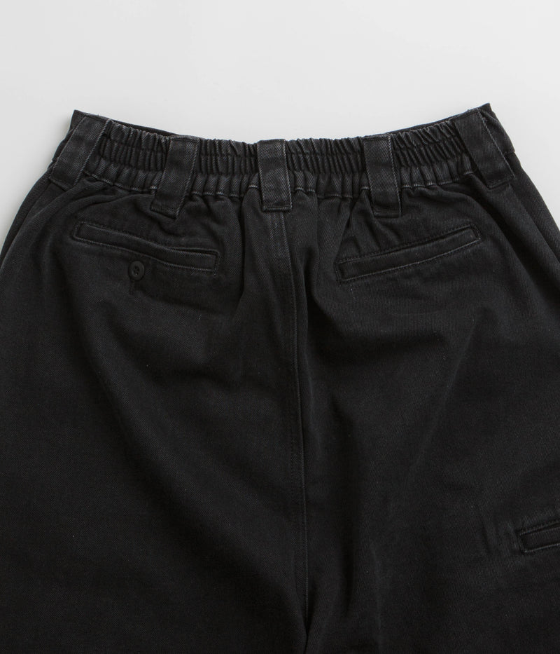 Poetic Collective Denim Painter Shorts in Black