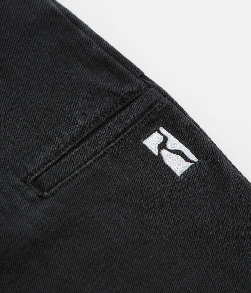 Poetic Collective Denim Painter Shorts in Black