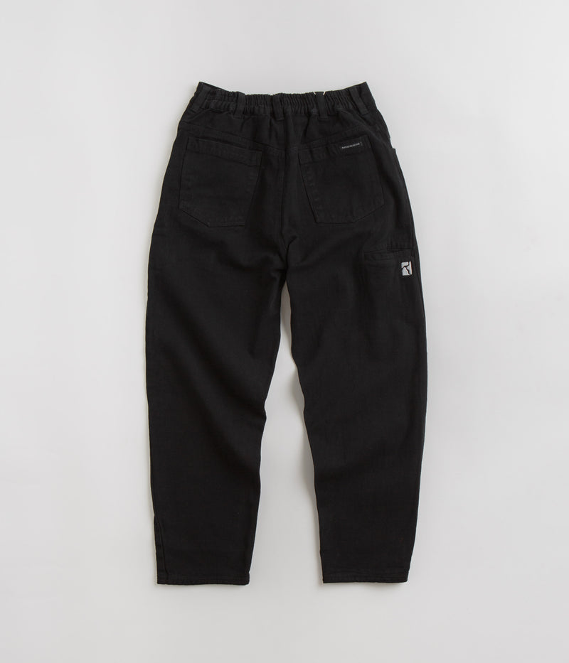 Poetic Collective Denim Tapered Pants in Black