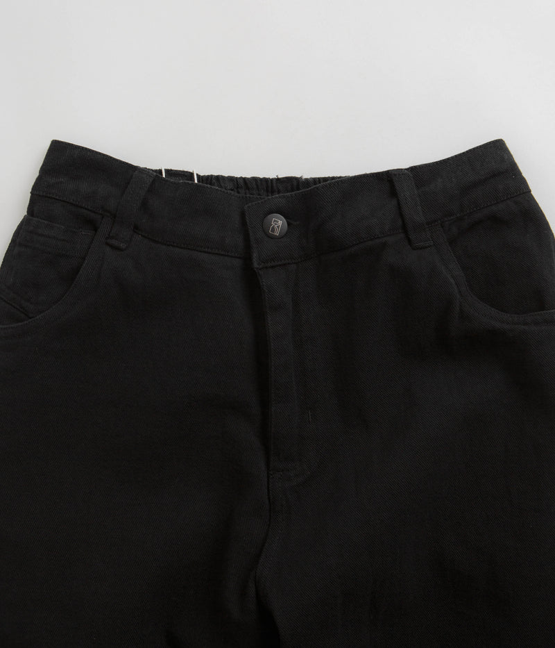 Poetic Collective Denim Tapered Pants in Black