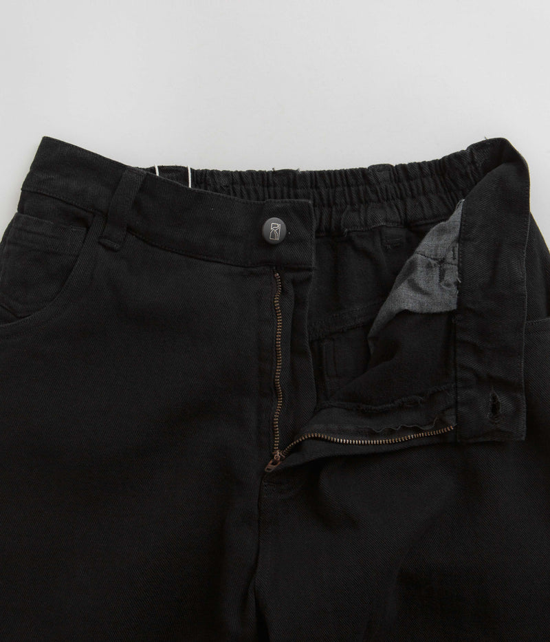 Poetic Collective Denim Tapered Pants in Black