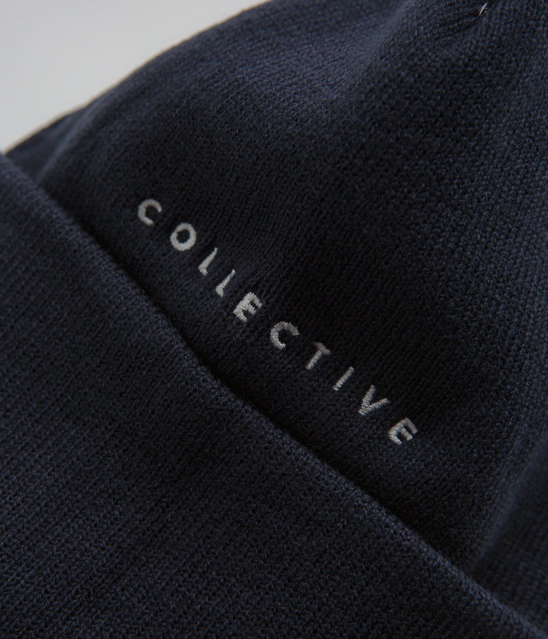 Poetic Collective Double Beanie in Navy