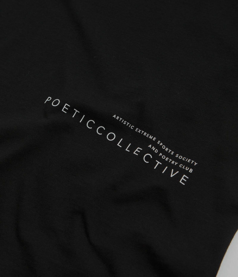 Poetic Collective Extreme Poetry Club T-Shirt in Black