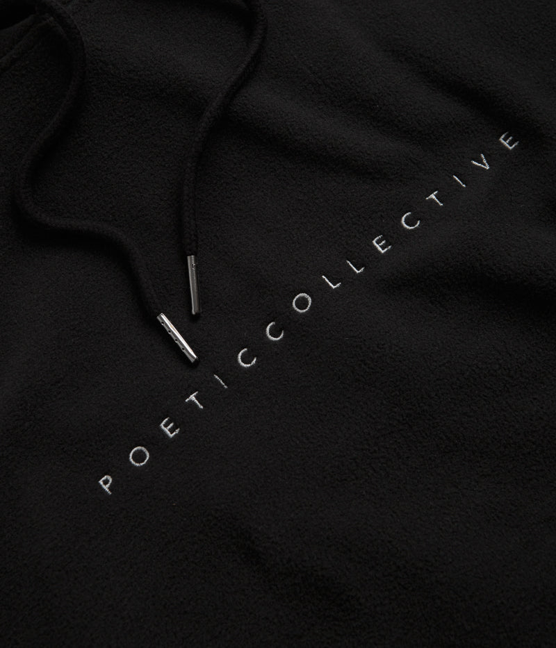 Poetic Collective Fleece Hoodie in Black
