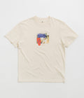 Poetic Collective Half and Half T-Shirt in Off White