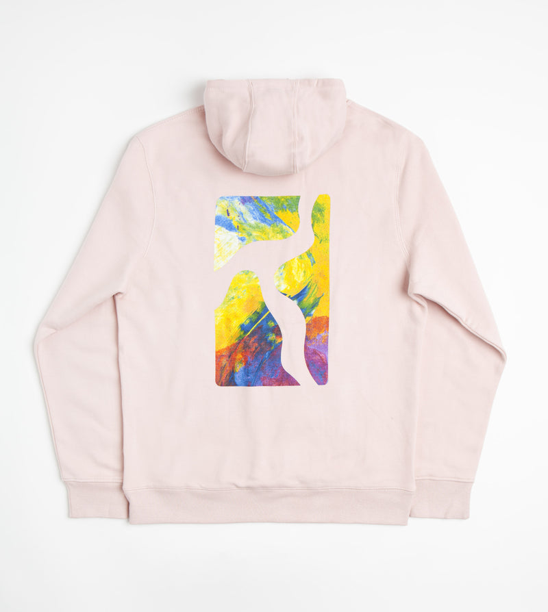 Poetic Collective Logo Cutout Hoodie in Pink