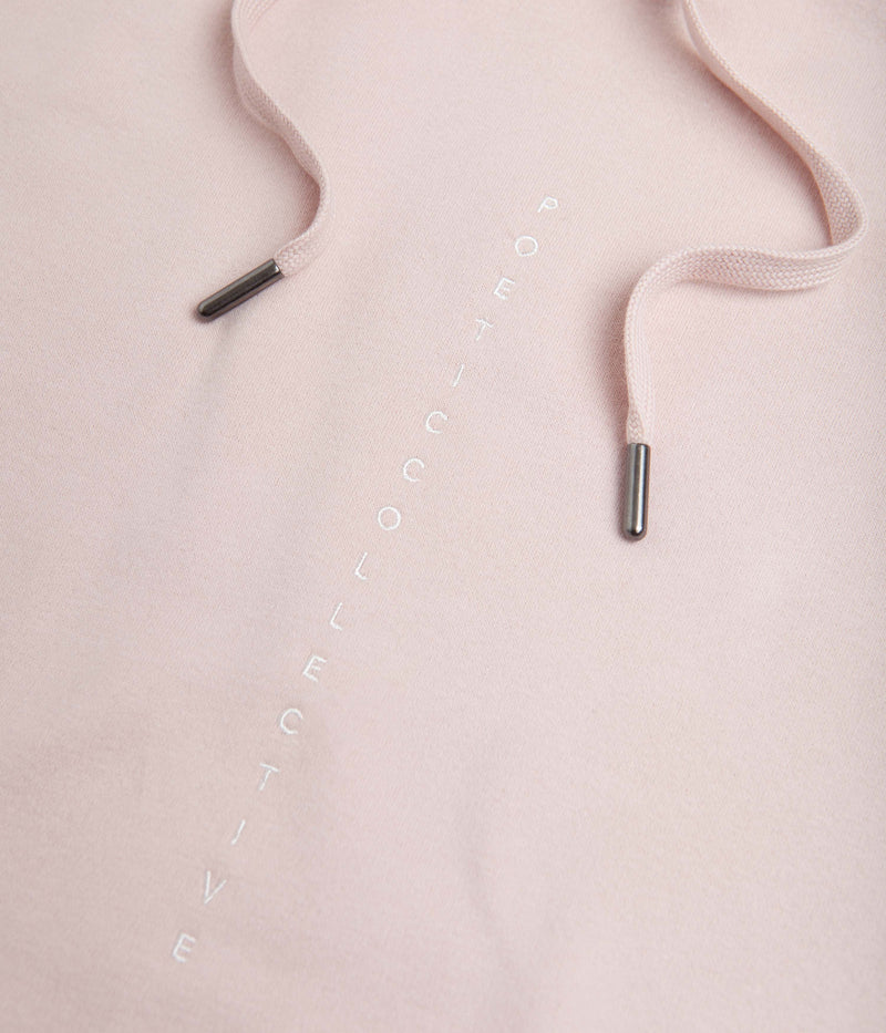 Poetic Collective Logo Cutout Hoodie in Pink
