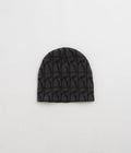 Poetic Collective Logo Repeat Pattern Beanie in Black