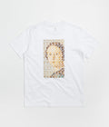 Poetic Collective Logo Repeat Painting T-Shirt in White
