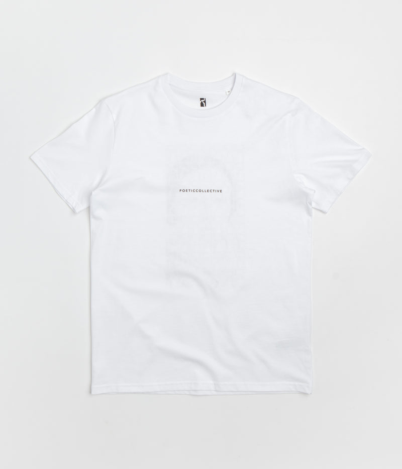 Poetic Collective Logo Repeat Painting T-Shirt in White