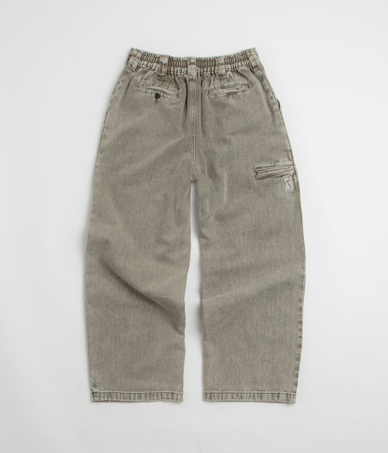 Poetic Collective Painter Pants in Grey Washed Denim