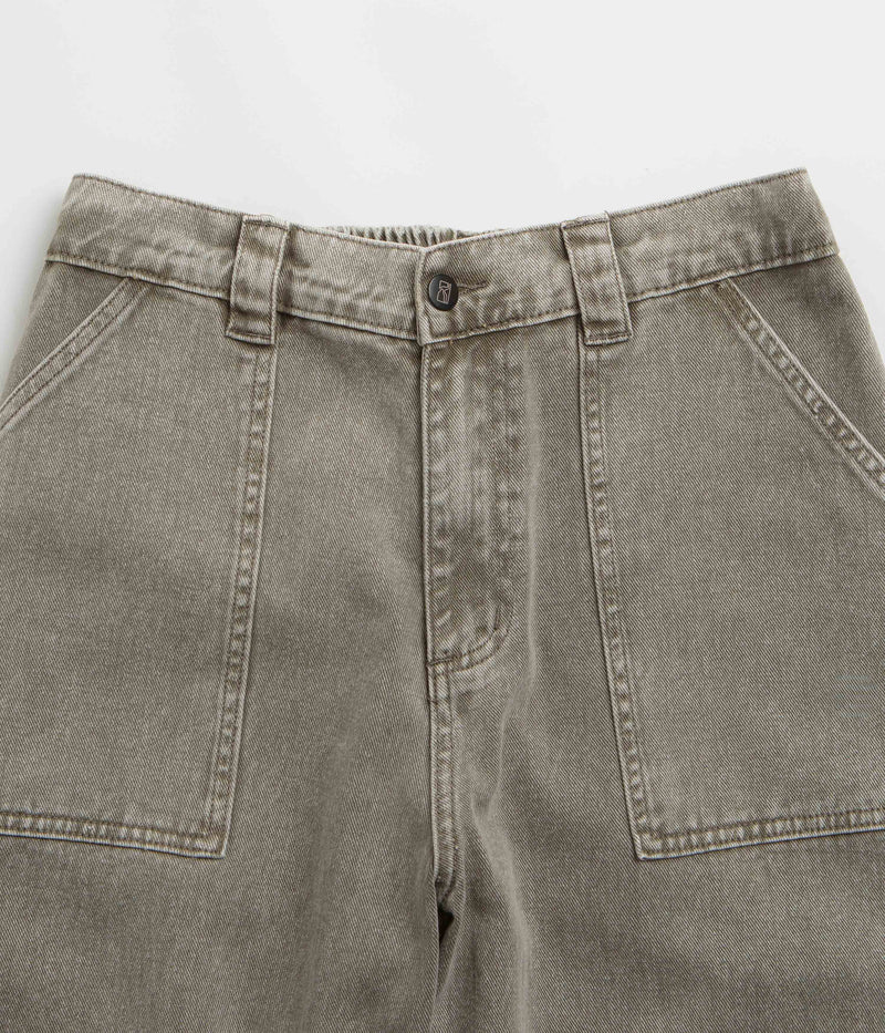 Poetic Collective Painter Pants in Grey Washed Denim