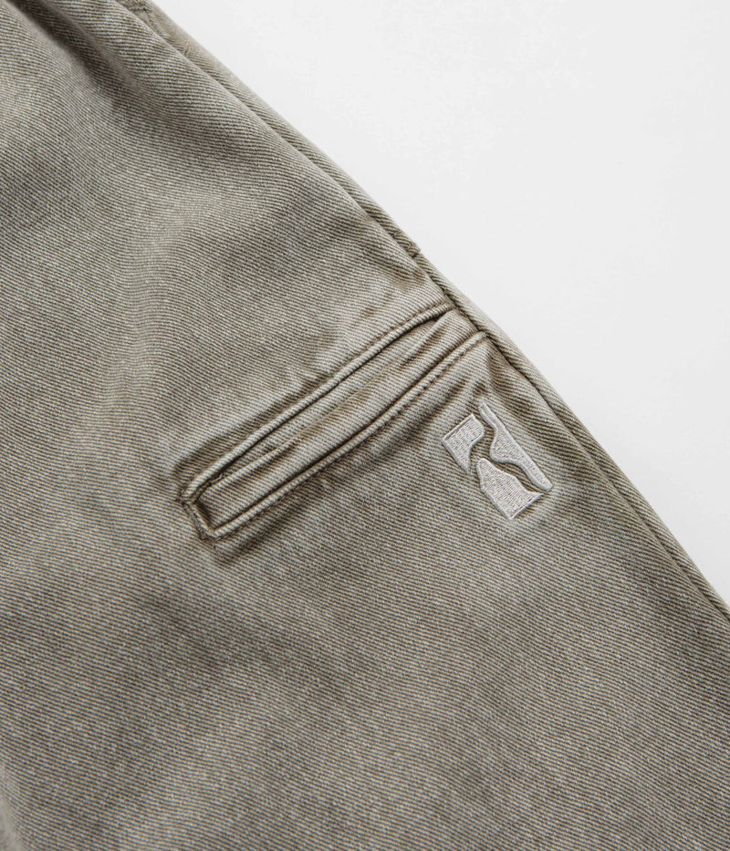 Poetic Collective Painter Pants in Grey Washed Denim