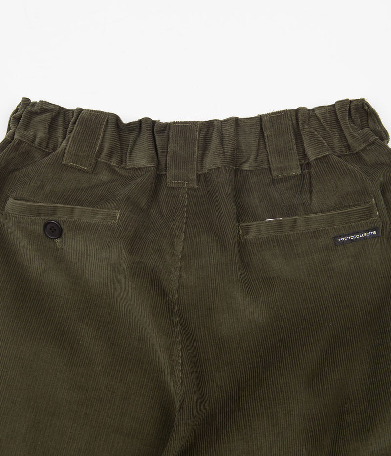 Poetic Collective Painter Pants in Olive Corduroy