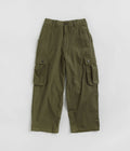 Poetic Collective Poet Corduroy Cargo Pants in Olive Green