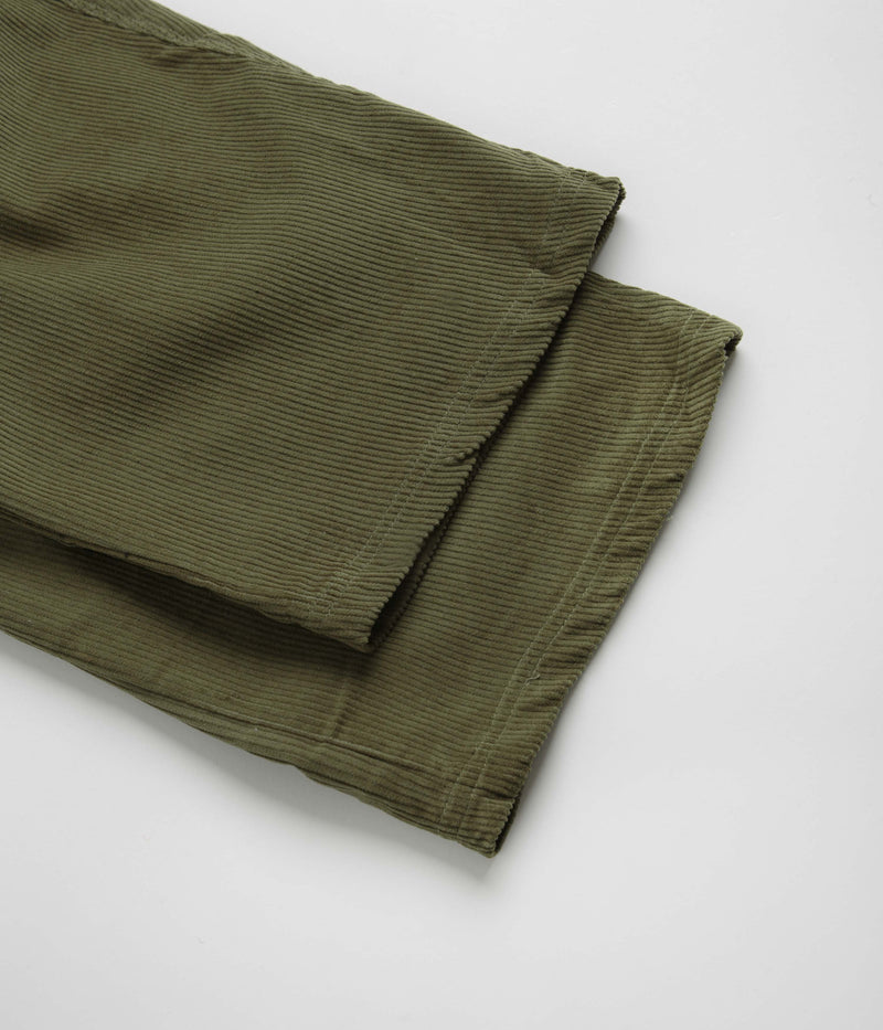 Poetic Collective Poet Corduroy Cargo Pants in Olive Green