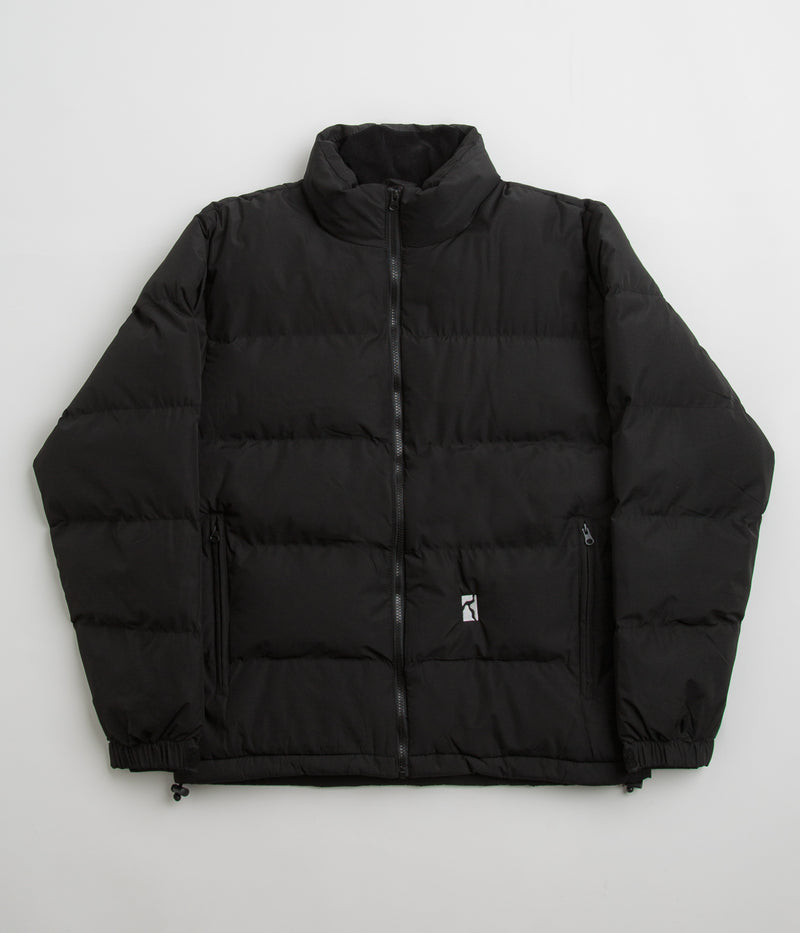Poetic Collective Puffer Jacket in Black and White