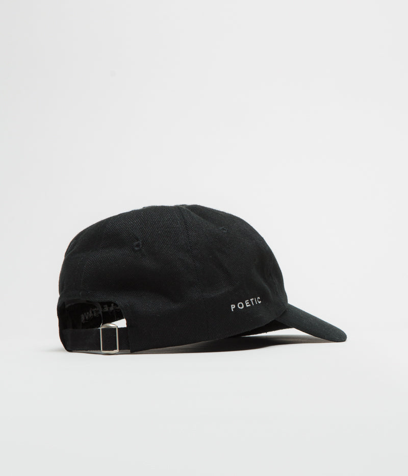Poetic Collective Side Embroidery Classic Cap in Black