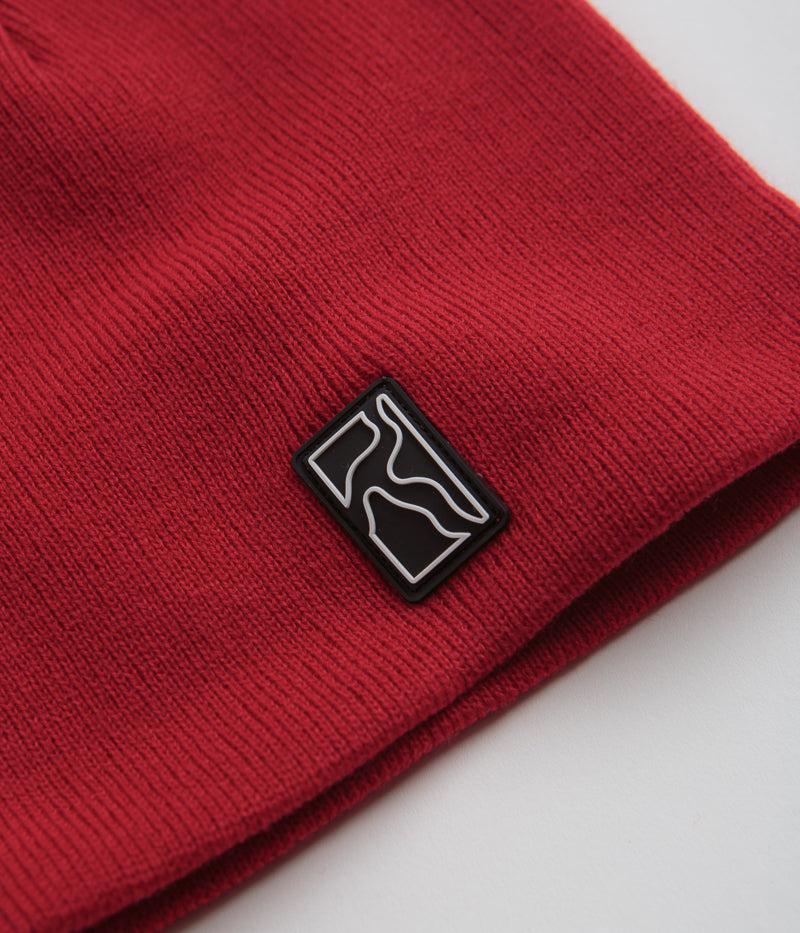 Poetic Collective Skull Beanie in Red