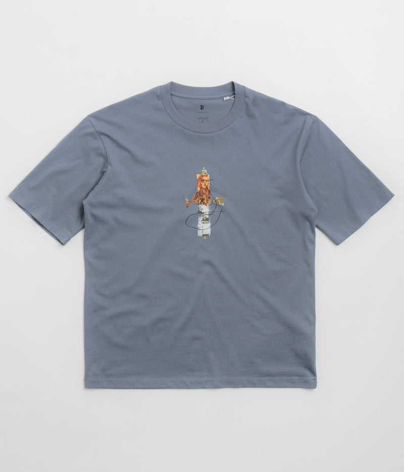 Poetic Collective World T-Shirt in Mineral Grey