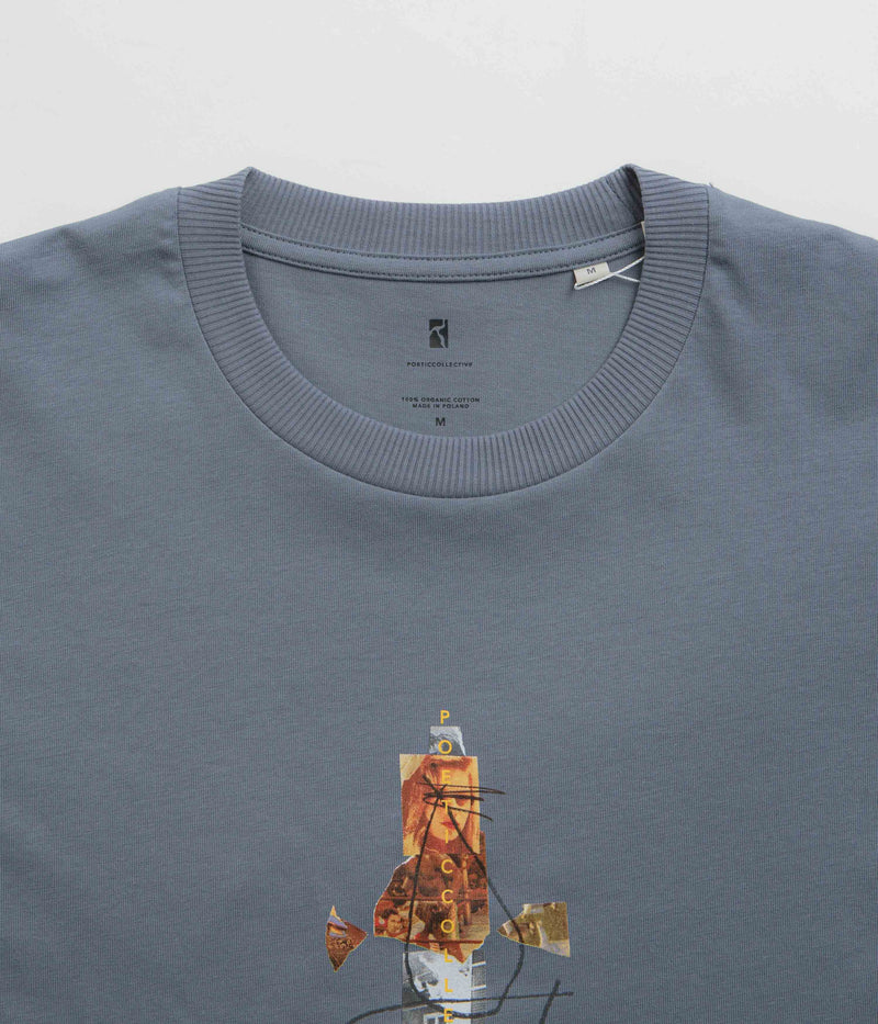 Poetic Collective World T-Shirt in Mineral Grey