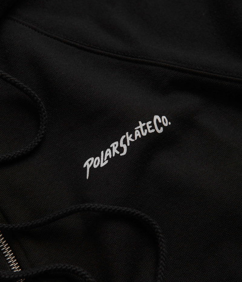 Polar 12 Faces Default Zip Hoodie in Black