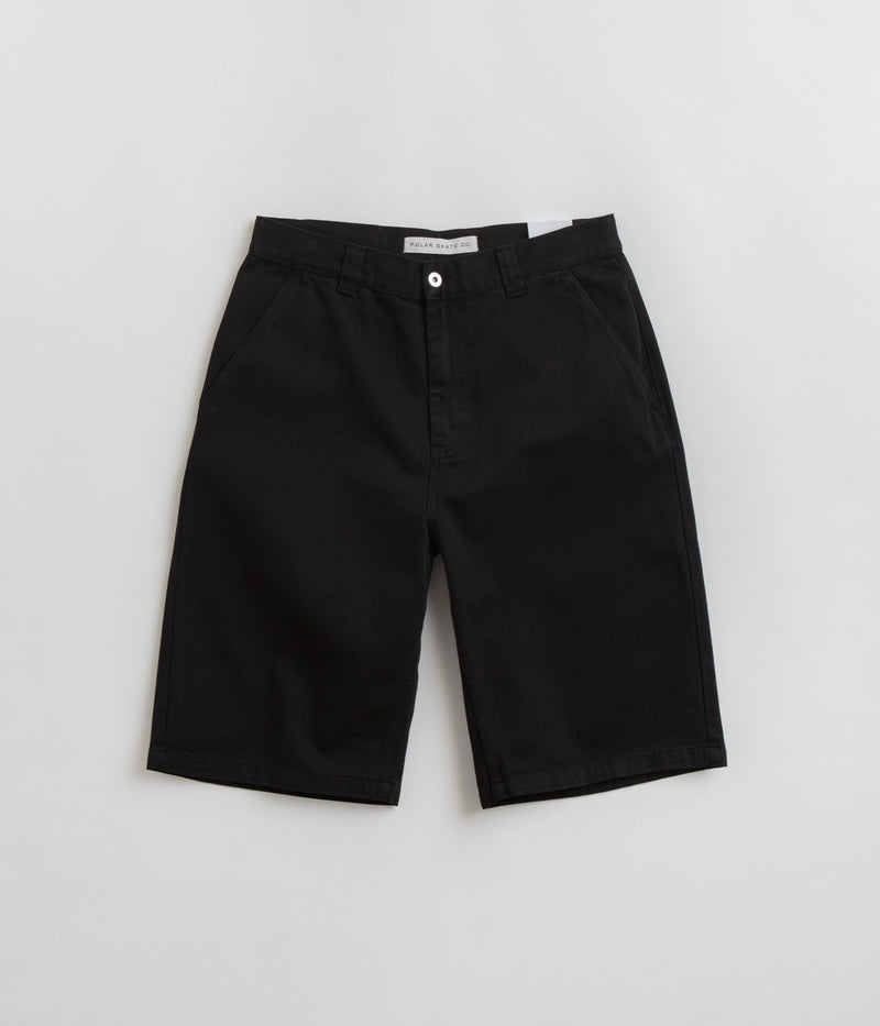 Polar 44 Twill Shorts in Black