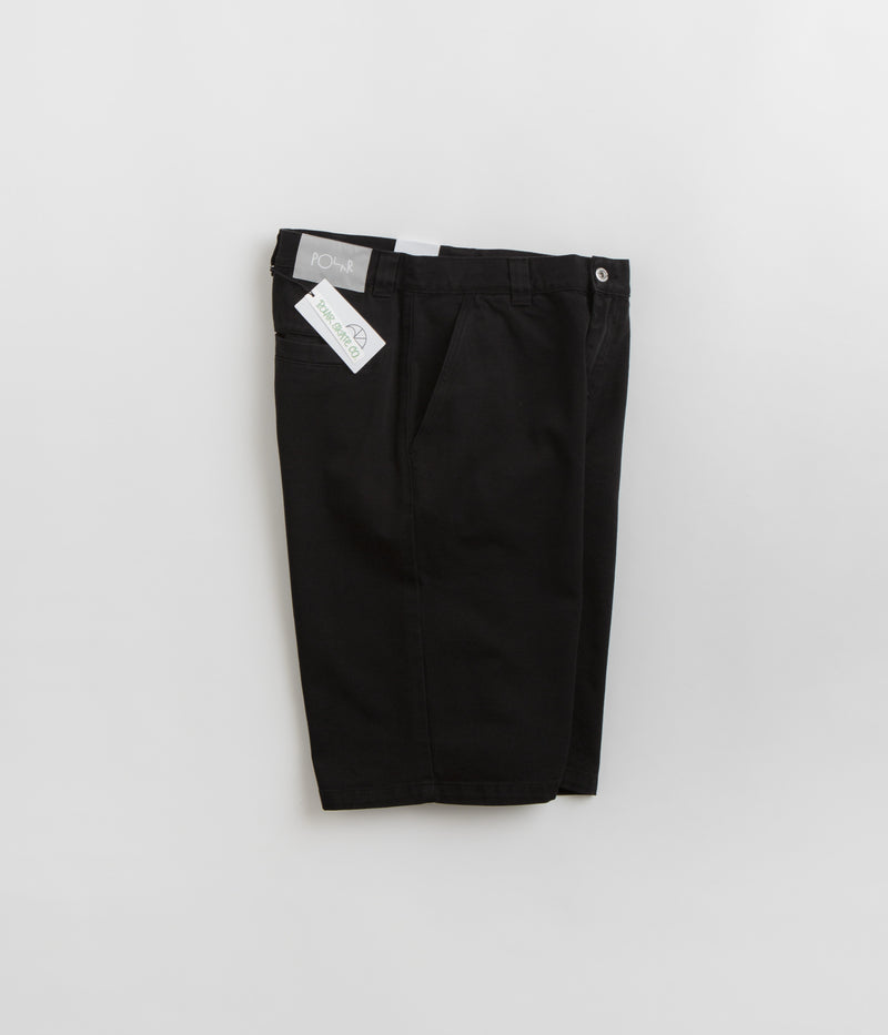Polar 44 Twill Shorts in Black