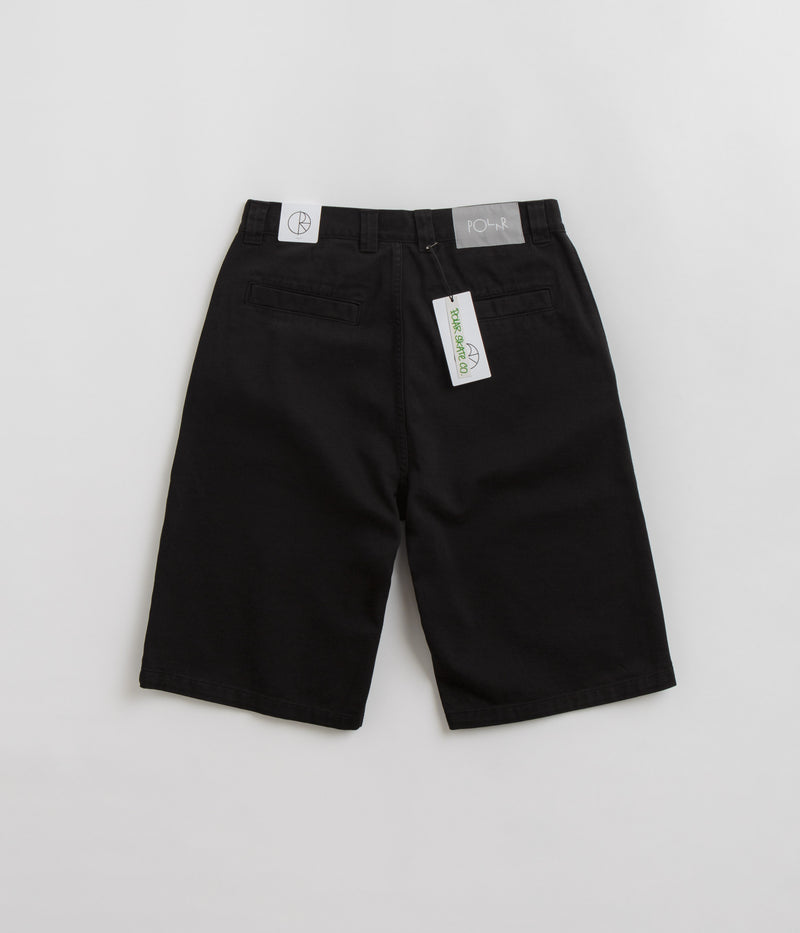 Polar 44 Twill Shorts in Black